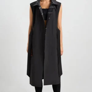 Hot Aje ATHLETICA Reversible Sleeveless Trench 703 Black