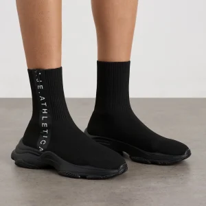 Cheap Aje ATHLETICA Rib Knit Sock Sneaker 914 Black/White