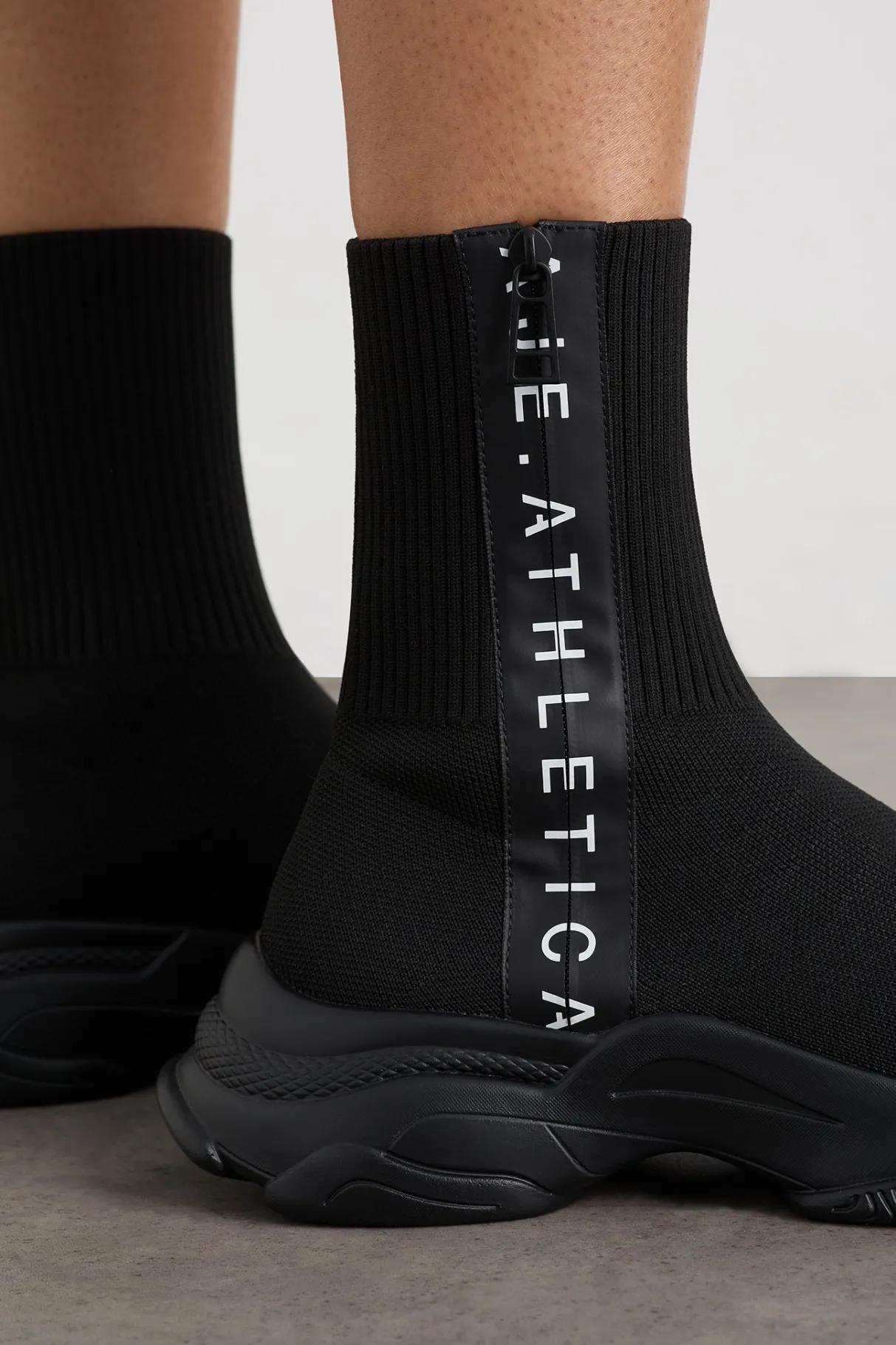 rib_knit_sock_sneaker__3.webp Cheap Aje ATHLETICA Rib Knit Sock Sneaker 914 Black/White