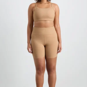 Best Sale Aje ATHLETICA Ribbed Active Sports Bra 149 Natural Tan