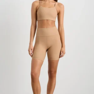 Best Sale Aje ATHLETICA Ribbed Active Sports Bra 149 Natural Tan