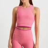 Hot Aje ATHLETICA Ribbed Active Tank 135 Deep Blush