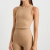 Hot Aje ATHLETICA Ribbed Active Tank 135 Natural Tan