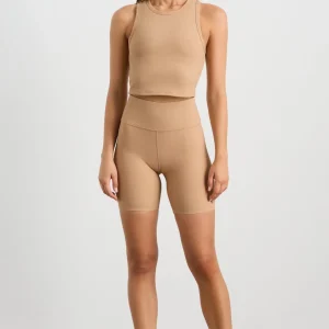 Hot Aje ATHLETICA Ribbed Active Tank 135 Natural Tan