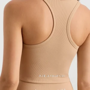 Hot Aje ATHLETICA Ribbed Active Tank 135 Natural Tan