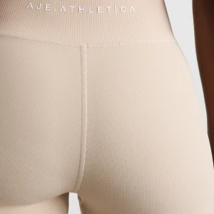 Flash Sale Aje ATHLETICA Ribbed Bike Short 601 Latte Beige