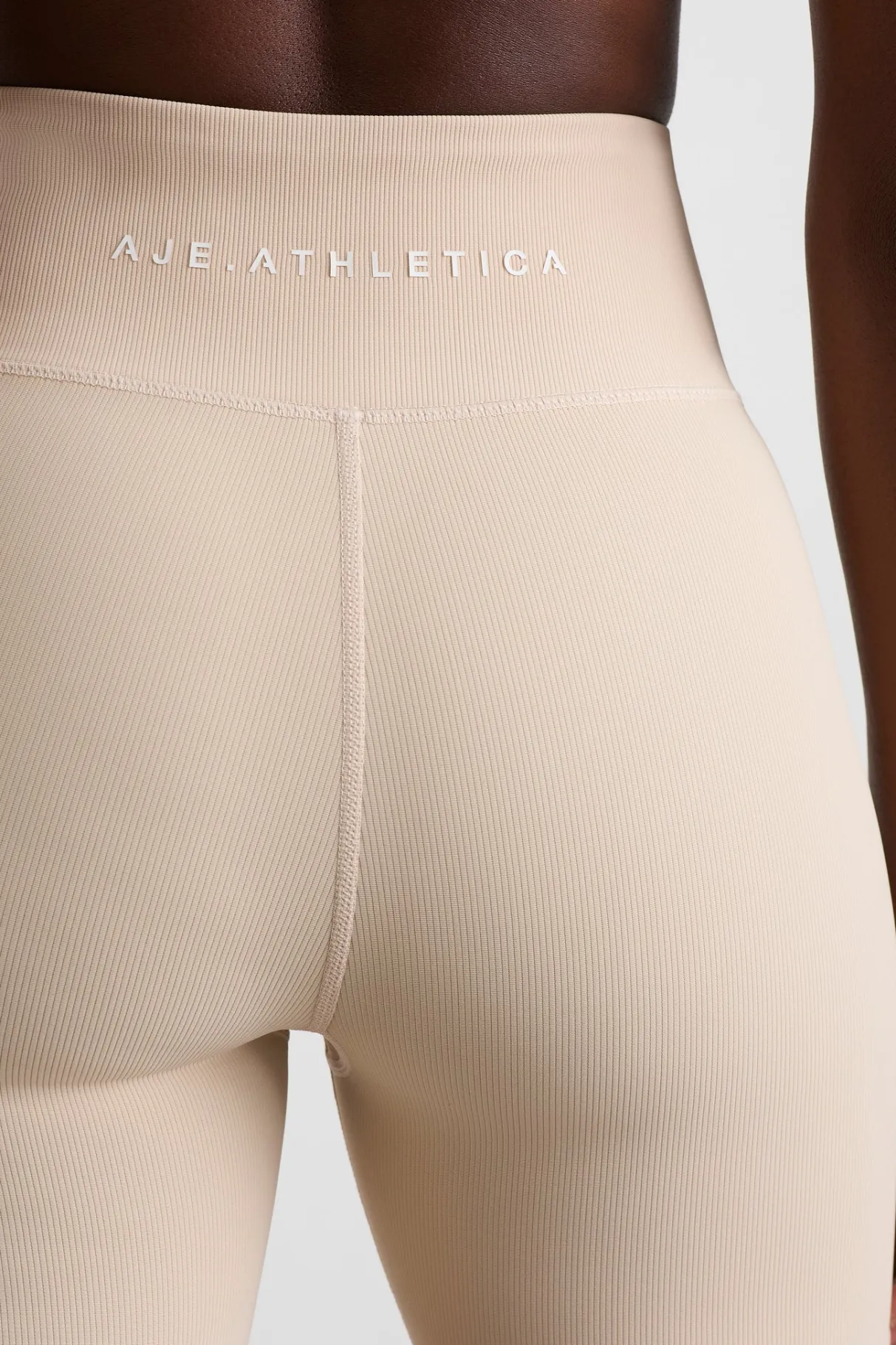 ribbed_bike_short__3.webp Flash Sale Aje ATHLETICA Ribbed Bike Short 601 Latte Beige