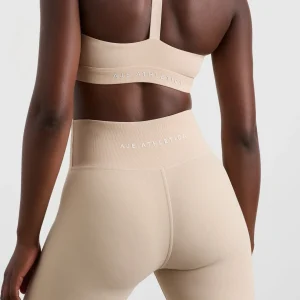 Flash Sale Aje ATHLETICA Ribbed Bike Short 601 Latte Beige