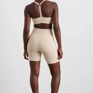 Flash Sale Aje ATHLETICA Ribbed Bike Short 601 Latte Beige