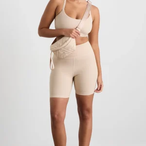 Flash Sale Aje ATHLETICA Ribbed Bike Short 601 Latte Beige