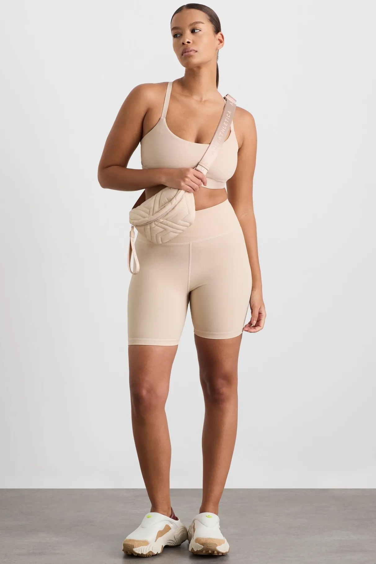 ribbed_bike_short__6.webp Flash Sale Aje ATHLETICA Ribbed Bike Short 601 Latte Beige