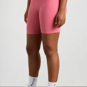 Sale Aje ATHLETICA Ribbed Mid Length Bike Short 601 Deep Blush