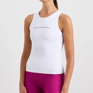 Best Sale Aje ATHLETICA Ribbed Racer Singlet 810 White