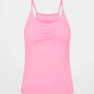Sale Aje ATHLETICA Ruched Active Tank 349 Candy Pink