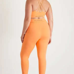 Clearance Aje ATHLETICA Ruched Crossback Bra 353 Soft Apricot