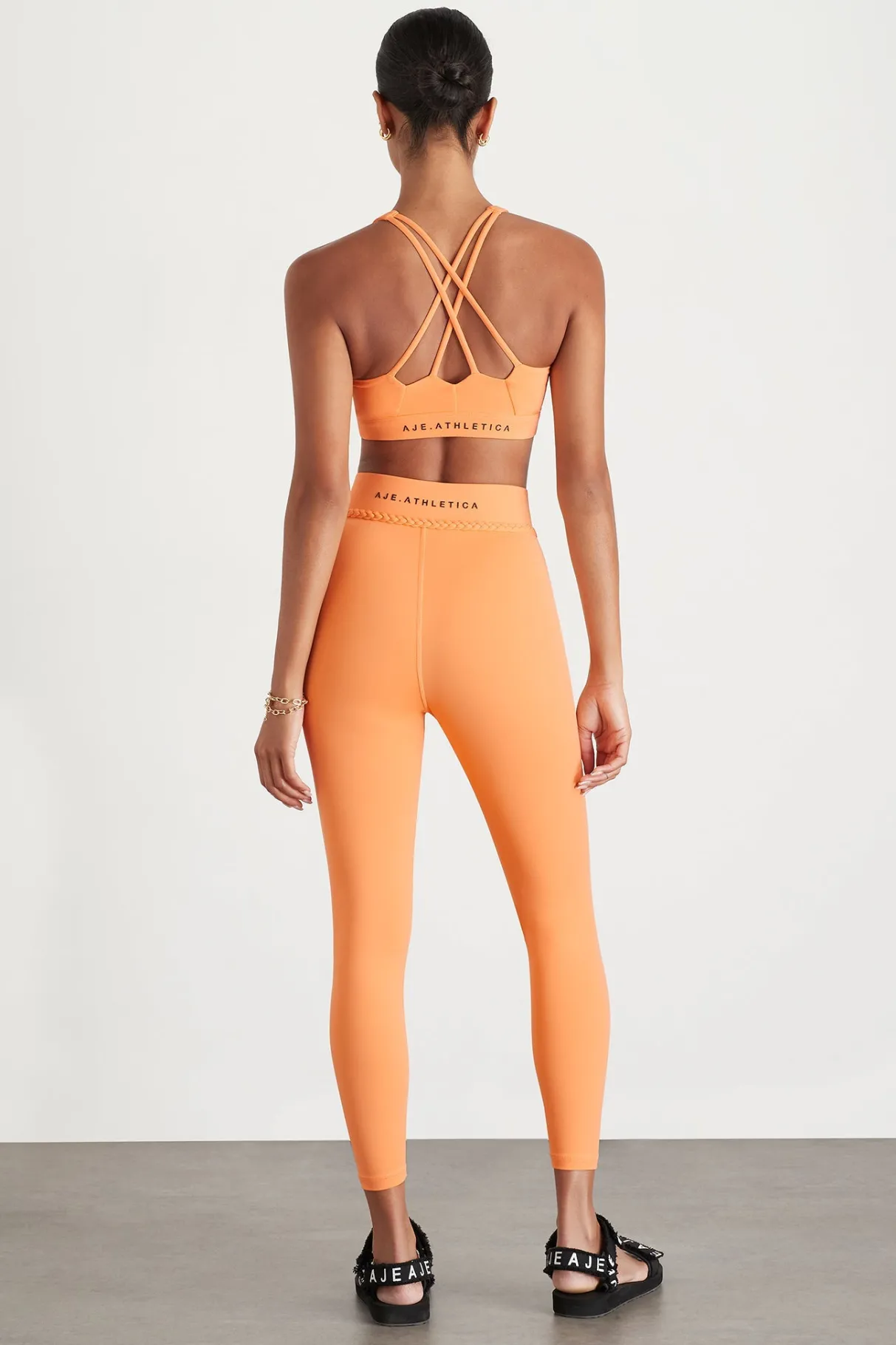 ruched_crossback_bra__5.webp Clearance Aje ATHLETICA Ruched Crossback Bra 353 Soft Apricot