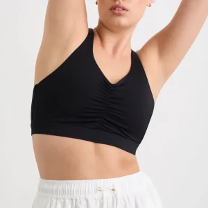 Store Aje ATHLETICA Ruched Crossback Bra 353 Black