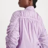 Best Aje ATHLETICA Ruched Hood Spray Jacket 736 Lavender