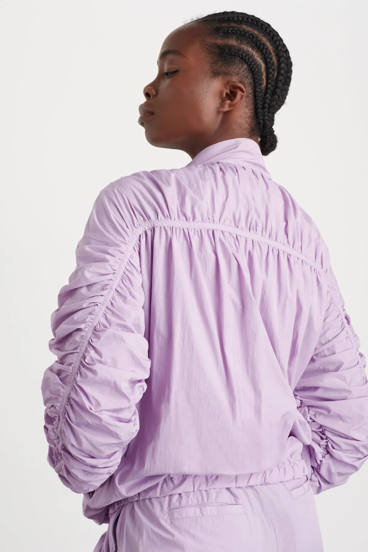 ruched_hood_spray_jacket__0.webp Best Aje ATHLETICA Ruched Hood Spray Jacket 736 Lavender