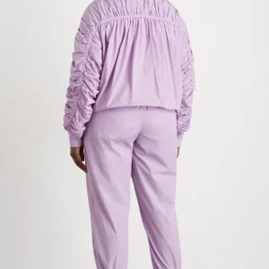 Best Aje ATHLETICA Ruched Hood Spray Jacket 736 Lavender