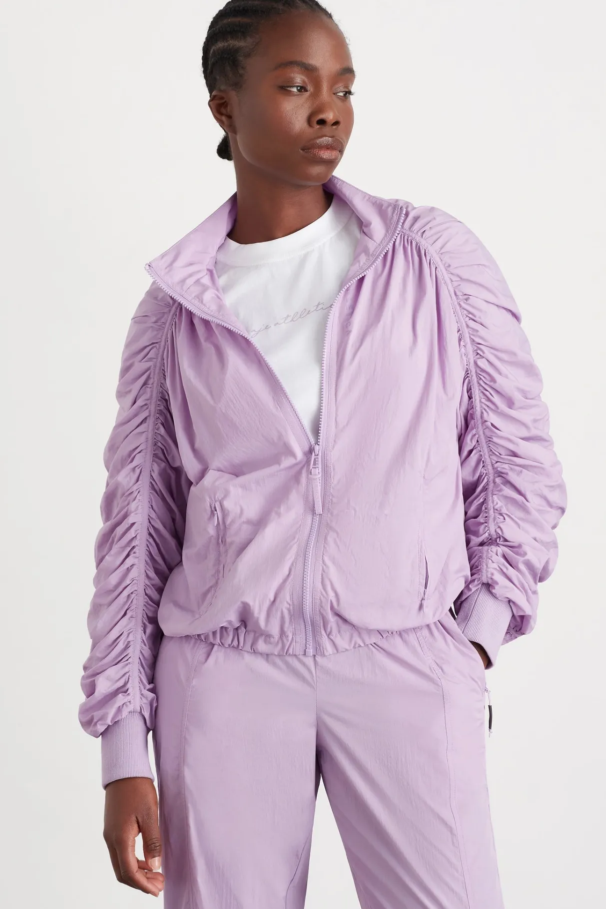 ruched_hood_spray_jacket__2.webp Best Aje ATHLETICA Ruched Hood Spray Jacket 736 Lavender