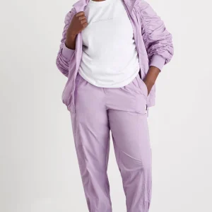 Best Aje ATHLETICA Ruched Hood Spray Jacket 736 Lavender