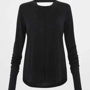 Sale Aje ATHLETICA Ruched Long Sleeve Top 153 Black