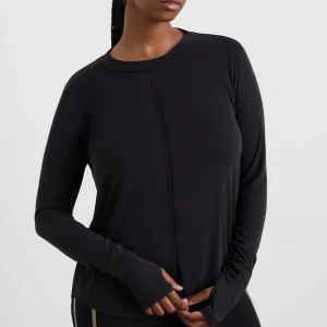 Sale Aje ATHLETICA Ruched Long Sleeve Top 153 Black