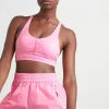 Best Sale Aje ATHLETICA Ruched Plunge Bra 352 Candy Pink