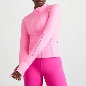 Sale Aje ATHLETICA Ruched Running Jacket 746 Candy Pink