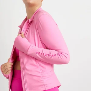 Sale Aje ATHLETICA Ruched Running Jacket 746 Candy Pink