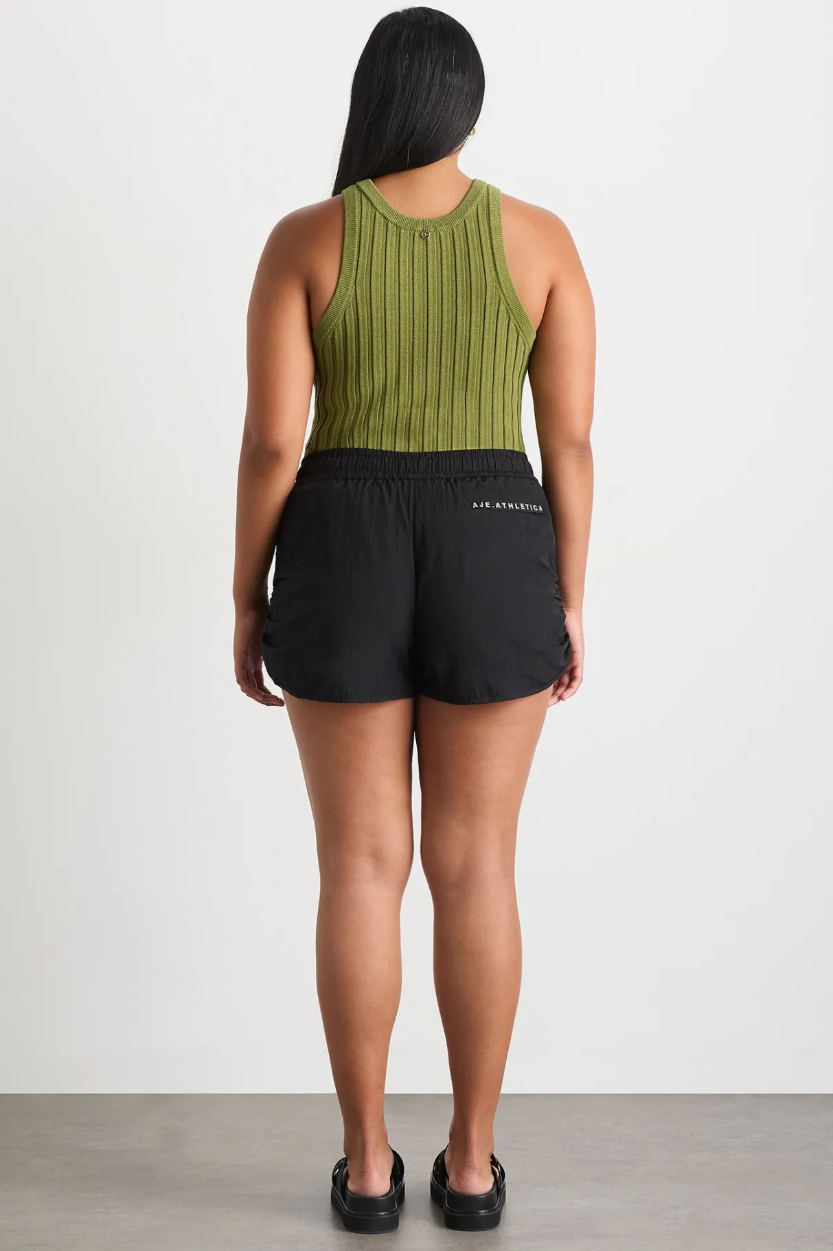 ruched_running_short__11-1.webp Hot Aje ATHLETICA Ruched Running Short 602 Black