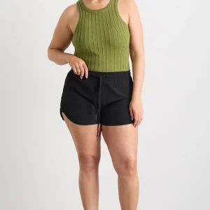 Hot Aje ATHLETICA Ruched Running Short 602 Black