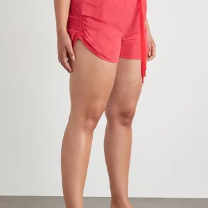 Outlet Aje ATHLETICA Ruched Running Short 602 Watermelon Pink