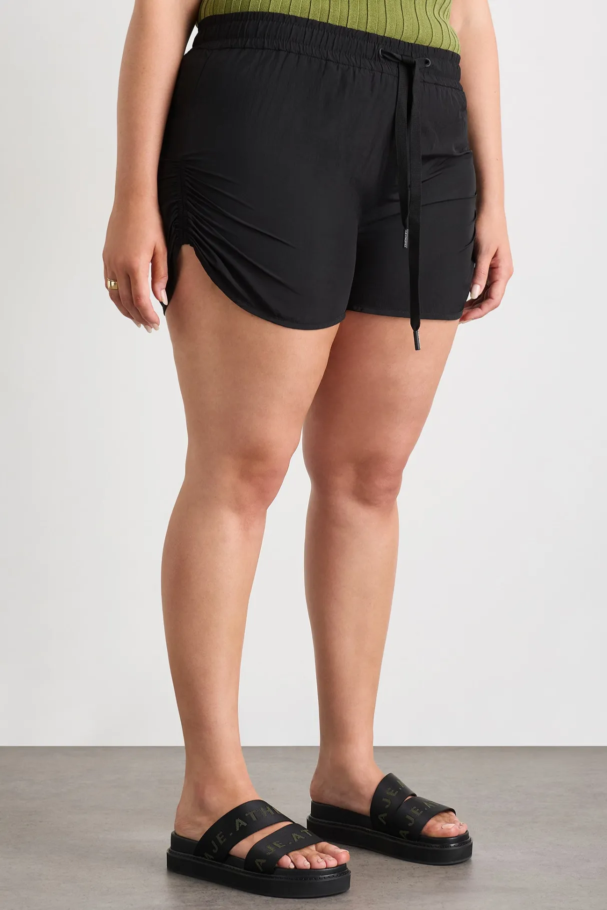 ruched_running_short__13-1.webp Hot Aje ATHLETICA Ruched Running Short 602 Black