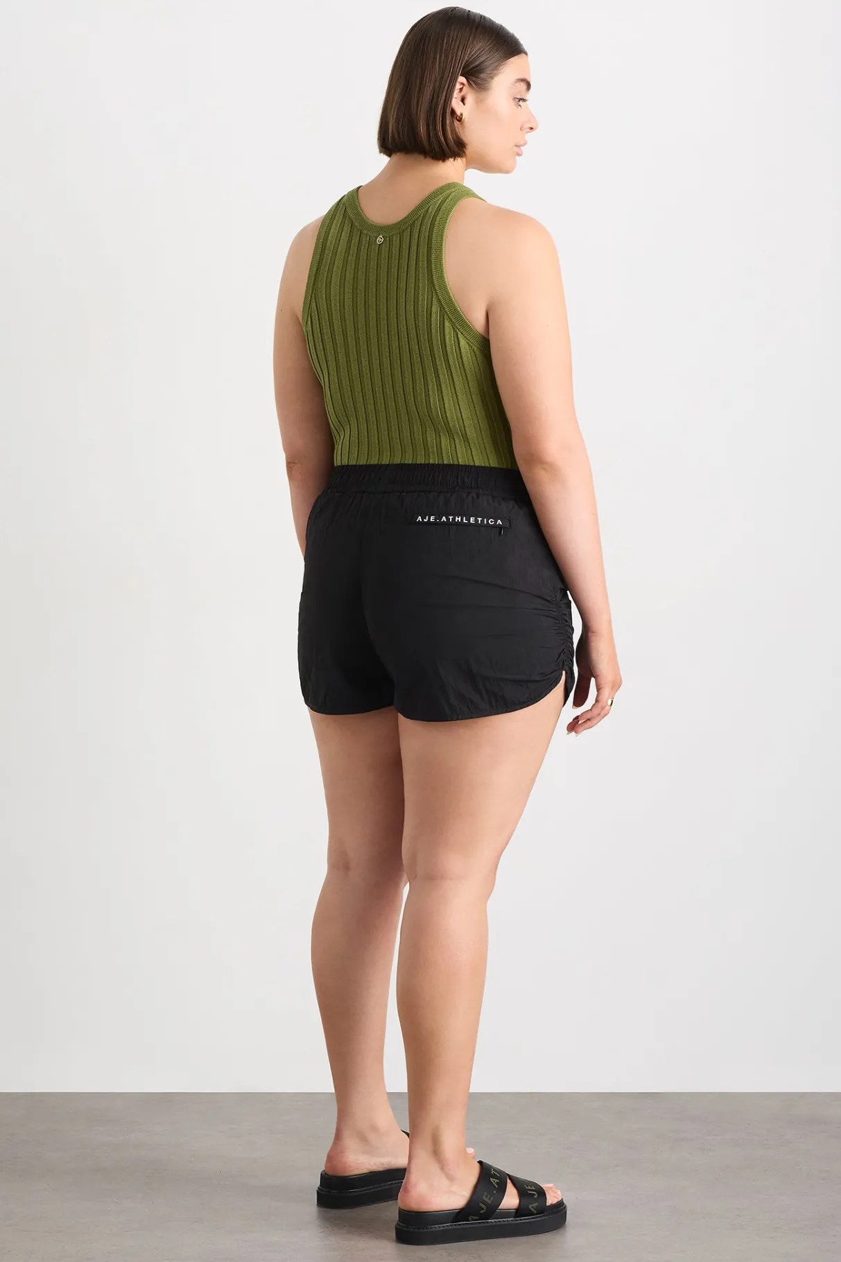 ruched_running_short__15-1.webp Hot Aje ATHLETICA Ruched Running Short 602 Black