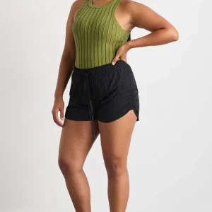 Hot Aje ATHLETICA Ruched Running Short 602 Black