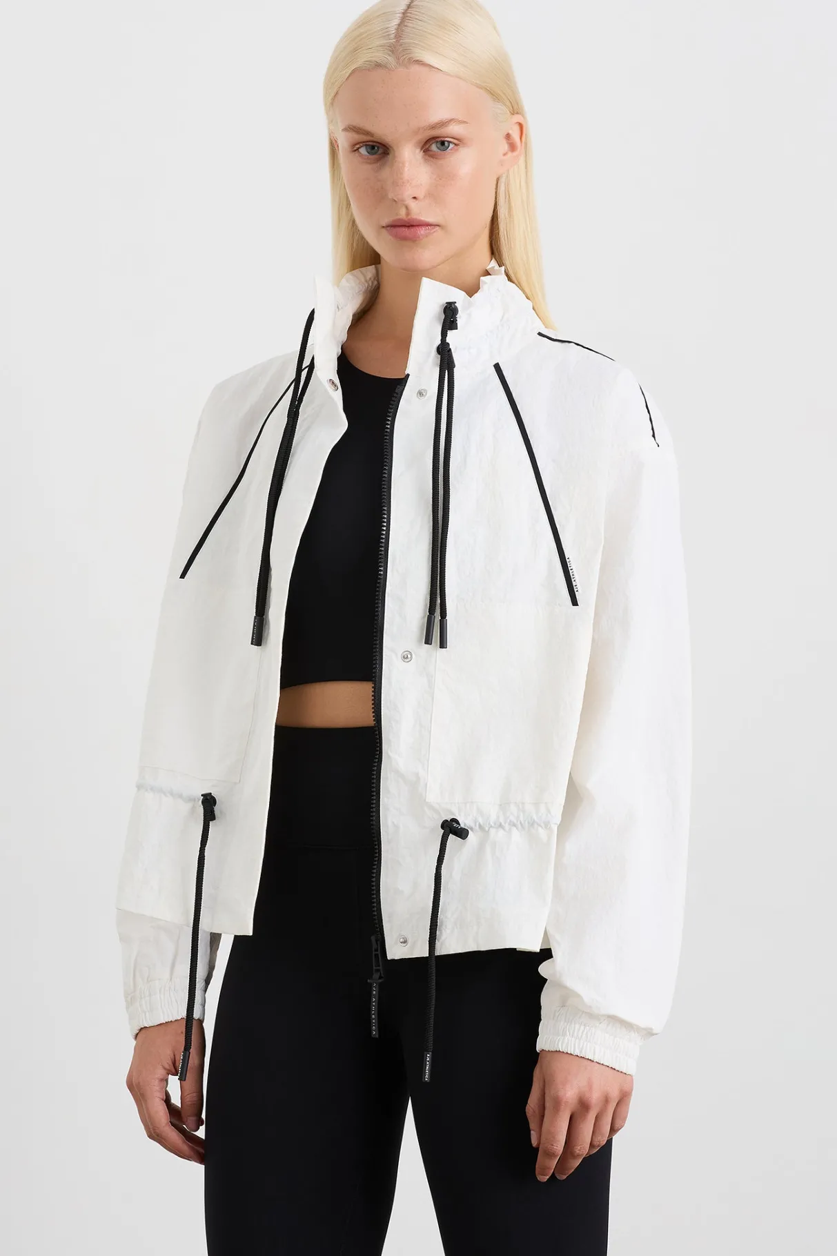 ruched_spray_jacket__2.webp Discount Aje ATHLETICA Ruched Spray Jacket 716 White