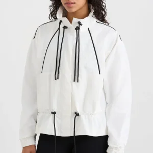 Discount Aje ATHLETICA Ruched Spray Jacket 716 White