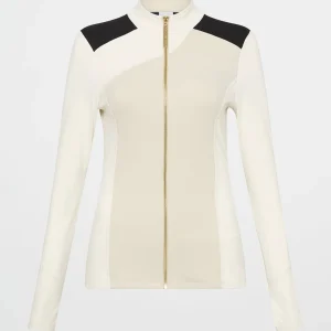 Flash Sale Aje ATHLETICA Run Panel Jacket 709 Moonstone Grey / Ecru / Black