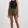 Sale Aje ATHLETICA Running Spray Short 643 Deep Khaki