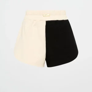 Hot Aje ATHLETICA Scrunch Terry Shorts 613 Limestone Beige Black