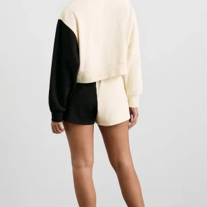 Hot Aje ATHLETICA Scrunch Terry Shorts 613 Limestone Beige Black