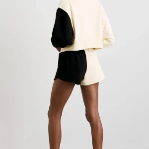 Hot Aje ATHLETICA Scrunch Terry Shorts 613 Limestone Beige Black