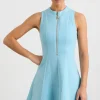 Best Sale Aje ATHLETICA Scuba Mini Dress 802 Ice Blue