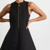 Best Sale Aje ATHLETICA Scuba Mini Dress 802 Black