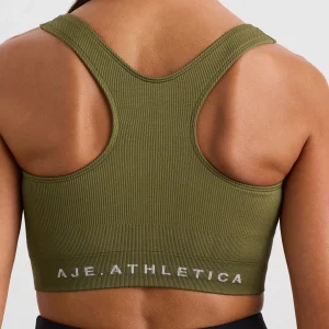 Fashion Aje ATHLETICA Seamless Crop 331 Deep Khaki