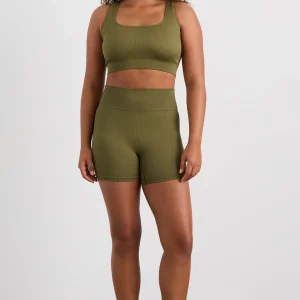 Fashion Aje ATHLETICA Seamless Crop 331 Deep Khaki