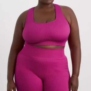 Hot Aje ATHLETICA Seamless Crop 331 Power Pink