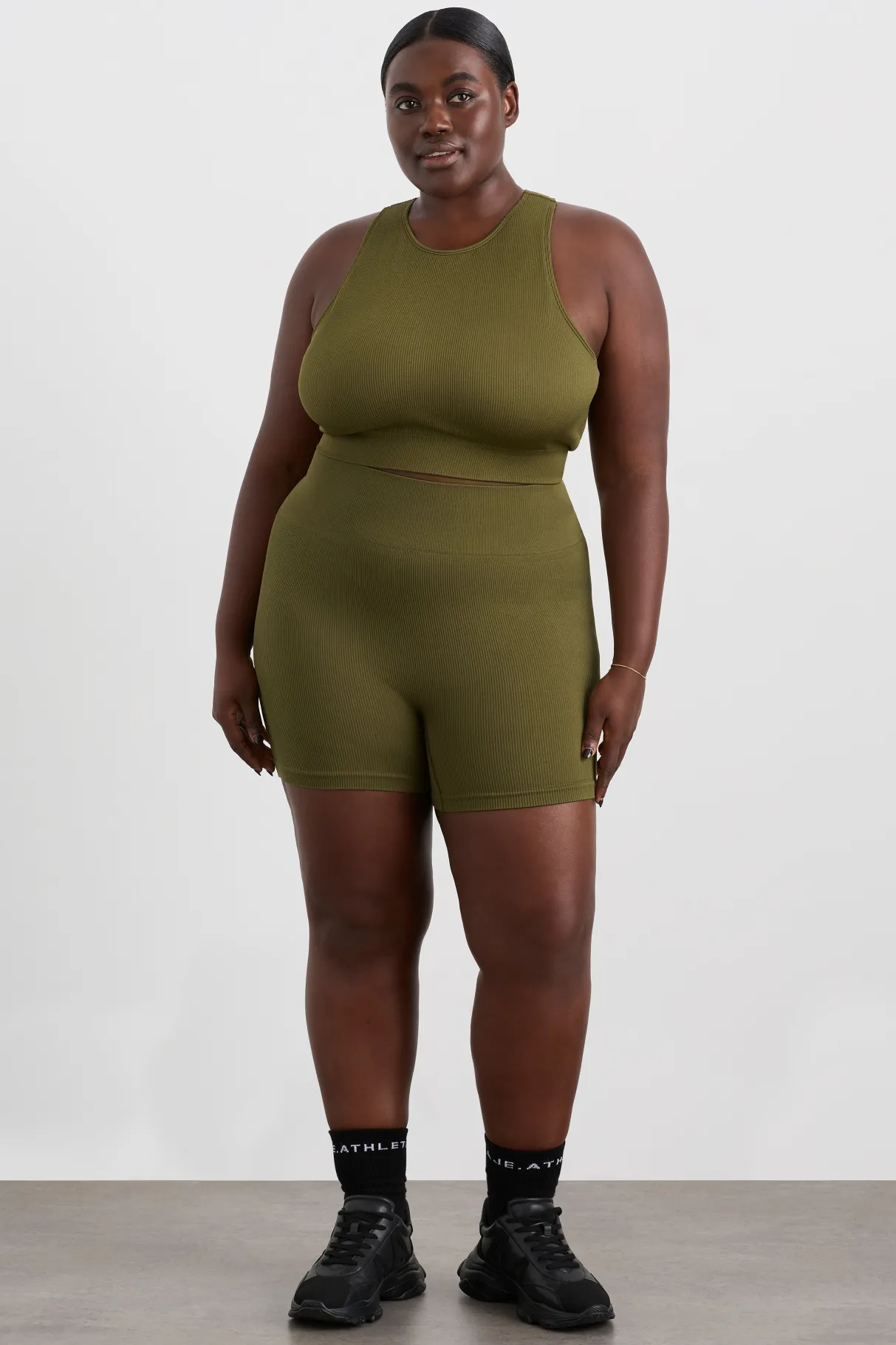 seamless_crop_tank__10.webp Online Aje ATHLETICA Seamless Crop Tank 148 Deep Khaki
